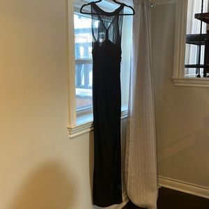 Black evening gown